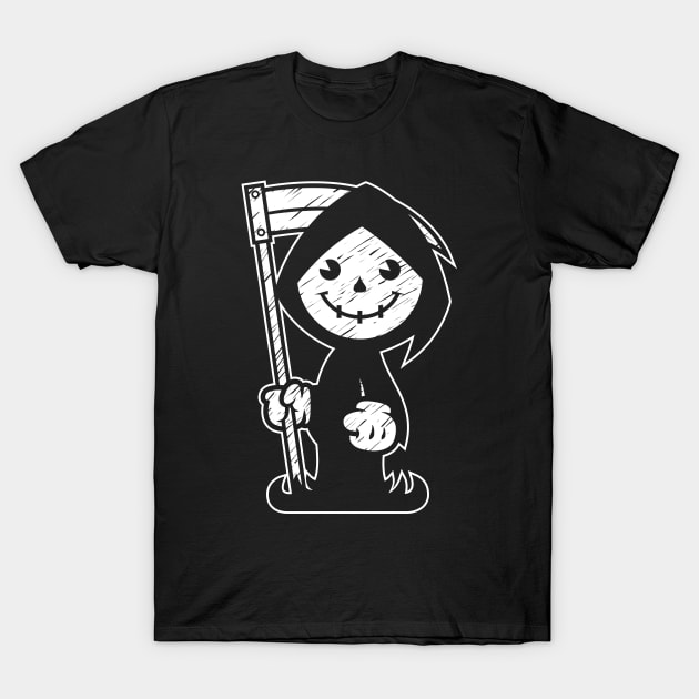 Skully Reaper T-Shirt by krisren28